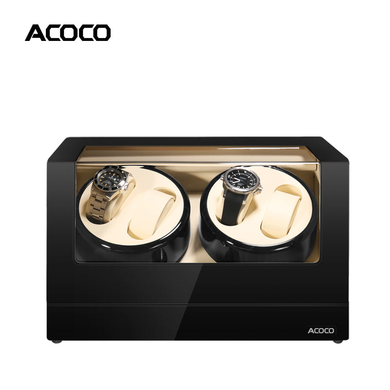 Acoco 4 Watch Winder 4+0 – Elegant 4-Slot Automatic Watch Winder