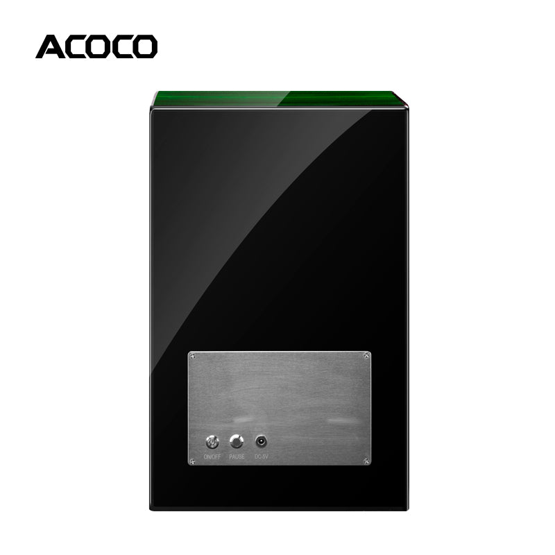 Acoco Emerald Spirit 6 Watch Winder – Touch Control with Fingerprint Lock & LED Ambient Light